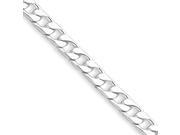Sterling Silver Polished 5.0mm Curb Chain Size 8