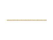 14k 2mm D/C Rope With Lobster Clasp Chain, Size 7 14k 2mm D/C Rope With Lobster Clasp Chain, Size 7