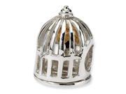Sterling Silver & 14k Reflections Bird Cage Bead Sterling Silver & 14k Reflections Bird Cage Bead