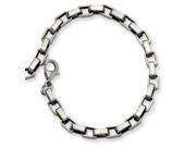 Stainless Steel Link 8in Bracelet