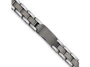 Tungsten Brushed And Polished 8.5in Bracelet