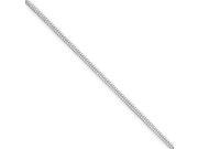 Sterling Silver 1.5mm Round Snake Chain Anklet