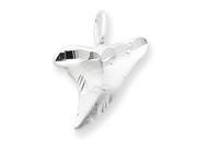 Sterling Silver Diamond Cut Shark Tooth Pendant Sterling Silver Diamond Cut Shark Tooth Pendant
