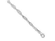 Sterling Silver 4.5mm Herculean Knot Link Bracelet