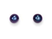 14k Madi K 4.5mm Black Cultured Pearl Earrings 14k Madi K 4.5mm Black Cultured Pearl Earrings