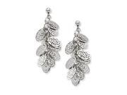 Stainless Steel Ovals Post Dangle Earrings Stainless Steel Ovals Post Dangle Earrings
