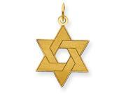 14k Laser Designed Star Of David Charm 14k Laser Designed Star Of David Charm