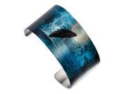 Stainless Steel Moonlight Cuff Bangle