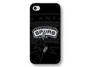 NBA San Antonio Spurs Logo Black iPhone 4/4s Hard Plastic Case Cover NBA San Antonio Spurs Logo Black iPhone 4/4s Hard Plastic Case Cover