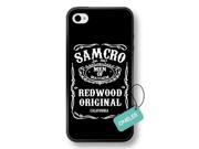 Sons of Anarchy Soft Rubber TPU Phone Case for iPhone 4 Personlized iPhone 4 4s Case Cover