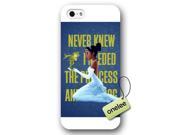 Disney Cartoon Princess and the frog Frosted Phone Case for iPhone 5 5s Disney Princess Tiana iPhone 5 5s Case