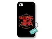 Onelee TM Customize Black Cute Popular Rock Band SWS Sleeping with Sirens iPhone 4 4S Case Cover