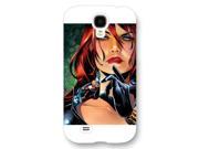Onelee Customized Marvel Series Case for Samsung Galaxy S4 Marvel Comic Hero Black Widow Samsung Galaxy S4 Case Only Fit for Samsung Galaxy S4 White Frosted