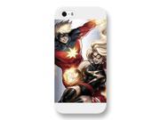 Onelee Customized Marvel Series Case for iPhone 5 5S Marvel Comic Hero Daredevil iPhone 5 5S Case Only Fit for Apple iPhone 5 5S White Frosted Case