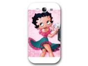 Onelee Customized White Frosted Samsung Galaxy S3 Case Betty Boop Samsung S3 case Only fit Samsung Galaxy S3