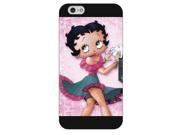 Onelee Customized Black Frosted Betty Boop iPhone 6 5.5 Case Only fit iPhone 6 5.5