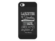 Onelee Customized Disney Series Phone Case for iPhone 4 4S Walt Disney Quotes iPhone 4 4S Case Only Fit for Apple iPhone 4 4S Black Frosted Shell