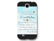 Onelee Customized Disney Series Phone Case for Samsung Galaxy S4 Winnie the Pooh Samsung Galaxy S4 Case Only Fit for Samsung Galaxy S4 Black Frosted Shell