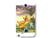 Customized White Frosted Disney Cartoon Movie Bambi Samsung Galaxy Note 2 Case