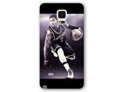 Onelee TM Customized Black Frosted Samsung Galaxy Note 4 Case NBA Superstar Miami Heat Dwyane Wade Samsung Galaxy Note 4 Case