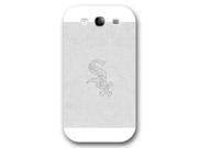 Galaxy S3 Case Onelee TM MLB Chicago White Sox Samsung Galaxy S3 Case [White Frosted Hardshell]