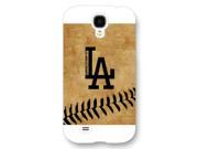 Galaxy S4 Case Onelee TM MLB Los Angeles Dodgers Samsung Galaxy S4 Case [White Frosted Hardshell]