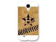 Galaxy S4 Case Onelee TM MLB Houston Astros Samsung Galaxy S4 Case [White Frosted Hardshell]