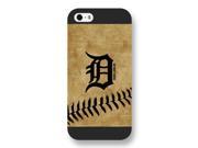 iPhone 5 5S Case Onelee TM MLB Detroit Tigers iPhone 5 5S Case [Black Frosted Hardshell]