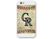 iPhone 6 Plus 5.5 Case Onelee TM MLB Colorado Rockies iPhone 6 Plus Case [White Frosted Hardshell]