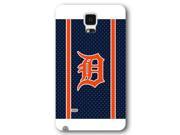 Galaxy Note 4 Case Onelee TM MLB Detroit Tigers Samsung Galaxy Note 4 Case [White Frosted Hardshell]