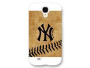 Galaxy S4 Case Onelee TM MLB New York Yankees Samsung Galaxy S4 Case [White Frosted Hardshell]