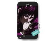 Galaxy Note 2 Case Onelee [Scratch Resistant] Japanese Anime Series Black Butler Galaxy Note 2 Case Frosted Black Hard Case for Galaxy Note 2