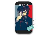 Galaxy S3 Case Onelee [Scratch Resistant] Japanese Anime Series Code Geass Logo Galaxy S3 Case Frosted Black Hard Case for Galaxy S3