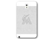 Samsung Note3 Case White Frosted Samsung Note3 Case MLB Miami Marlins Samsung Note3 Case