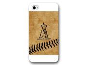 Onelee Shop Case Cover for iPhone 4 4S Major League Baseball Los Angeles Angels of Anaheim White MTM Material Premium Quality Cover Case for iPhone 4 4S [3.5inc