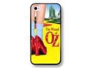 iPhone iPhone 4 case Customize Factory Fantasy Movie The Wizard of Oz TPU Rubber Frosted Black iPhone iPhone 4 Case Neverfade Scratchproof Ametabolic case