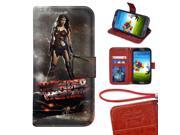 Wonder Woman Samsung Galaxy Note 7 PU Leather Wallet Case Cover Screen Protector for Samsung Galaxy Note7