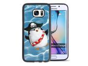 Samsung Galaxy S7 edge Case Anti-Scratch & Protective Cover for Samsung Galaxy S7 edge, Pirate Penguin Case-Onelee