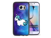 Samsung Galaxy S7 edge Case Anti-Scratch & Protective Cover,Starry Sky Unicorn Case-Onelee