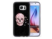 Samsung Galaxy S7 Case Anti-Scratch & Protective Cover,Flower Skull Case-Onelee