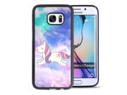 Samsung Galaxy S7 edge Case Anti-Scratch & Protective Cover,Transverse unicorn Case-Onelee