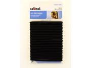 Scunci Effortless Beauty Thick Hair No damage Black Elastics 5 Mm 24 Count