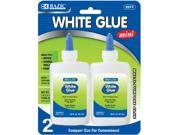 BAZIC 1.25 Oz. 37mL White Glue Multi purpose 2 Pack