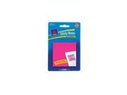Avery Sticky Notes See Through 3 x 3 Inches Magenta 50 Sheets 22586