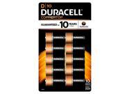 Duracell Coppertop Alkaline Batteries D 10 pk