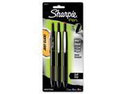 Sharpie Retractable Water Resistant Permanent Porous Point Pen Assorted Colors Bullet 3 ct.
