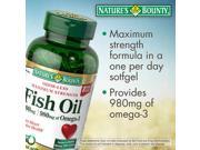 Nature s Bounty Fish Oil 1 400 mg. 130 Softgels