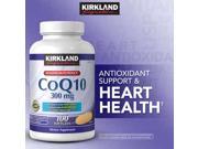 Kirkland Signature CoQ10 300 mg. 100 Softgels