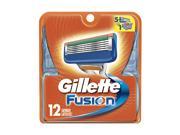 Gillette Fusion Razor Refill Cartridges 12 ea