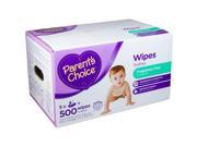 Parent s Choice Unscented Baby Wipes 500 ct